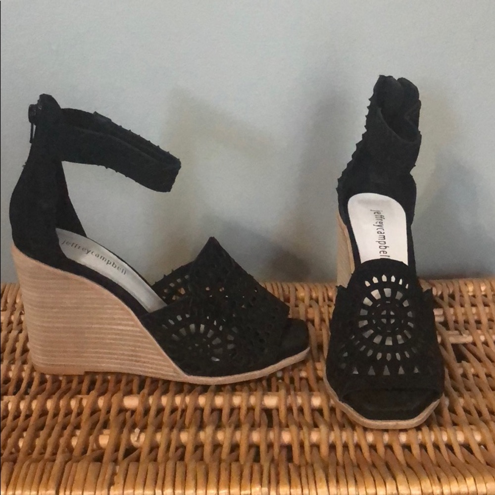 Jeffery Campbell del sol wedges